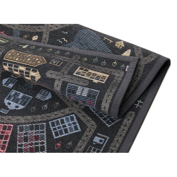 Melns divpusējs bērnu paklājs Narma Ülejõe, 140 x 200 cm-image-2