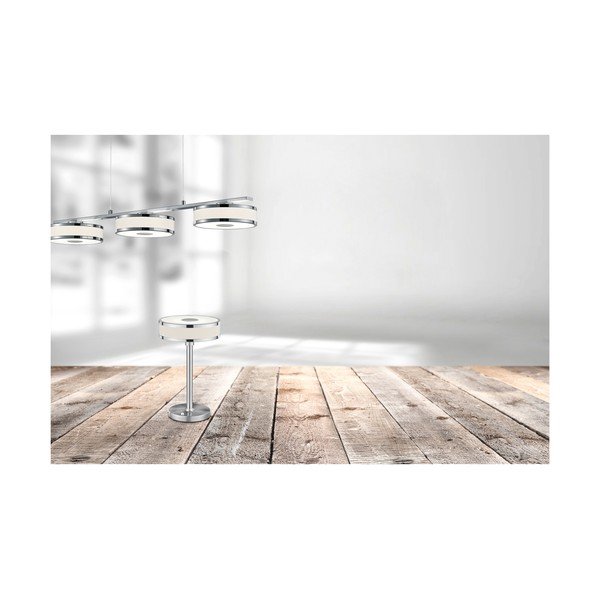 LED piekaramais gaismeklis Trio Agento sudraba krāsā, garums 1,15 m-image-2