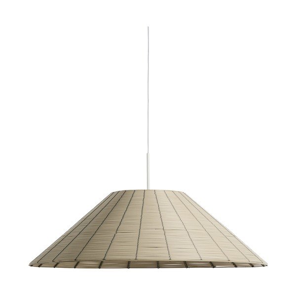 Bēšs mākslīgās rotangpalmas abažūrs ø 70 cm Saranella – Kave Home