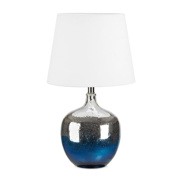 Zilā un baltā galda lampa Markslöjd Ocean