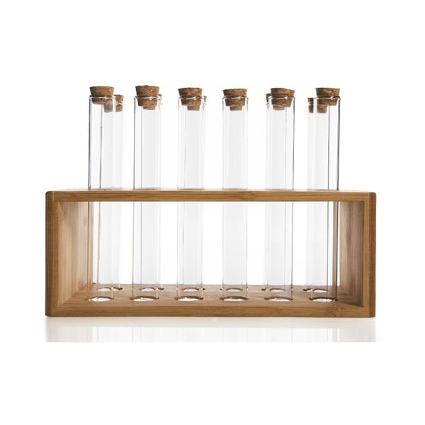 12 tūbiņu komplekts un statīvs Bambum Vanilla