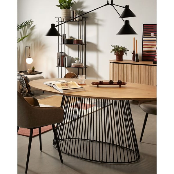 Ēdamgalds ar mango koka virsmu Kave Home, 200 x 110 cm-image-1