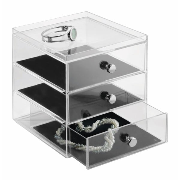 iDesign Serwa 3 atvilktņu organizators, augstums 18 cm-image-2