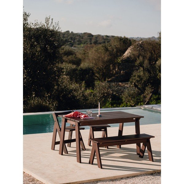 Tumši brūns masīvkoka dārza sols Navo – noo.ma-image-2