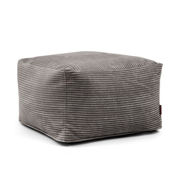 Tumši pelēks velveta sēžammaiss Softbox MooG – SLOWDOWN