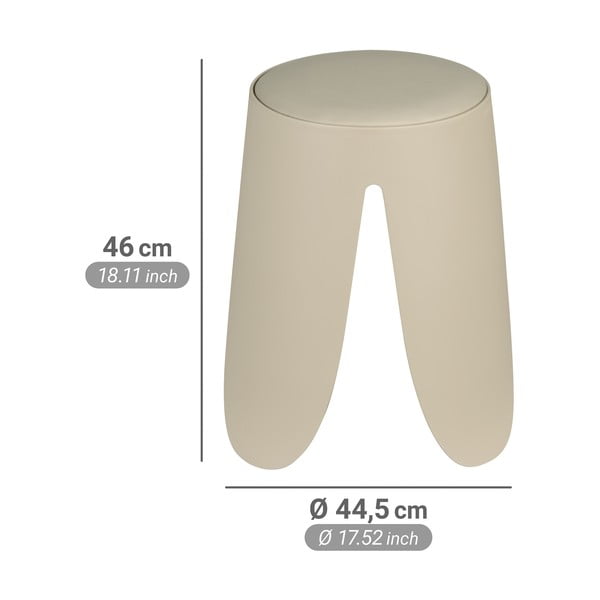 Bēšs plastmasas ķeblis saliekams viens uz otra Comiso – Wenko-image-4