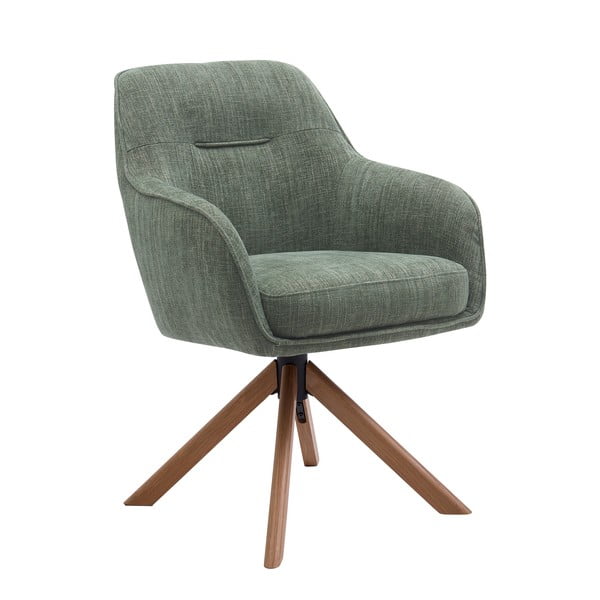 Zaļi polsterēti ēdamistabas krēsli (2 gab.) Avola – Unique Furniture