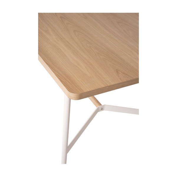 Balts ēdamgalds sømcasa Asis, 100 x 80 cm-image-3