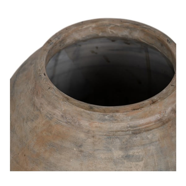 Brūna keramikas augsta vāze (augstums 49 cm) Antigo – Ixia-image-1