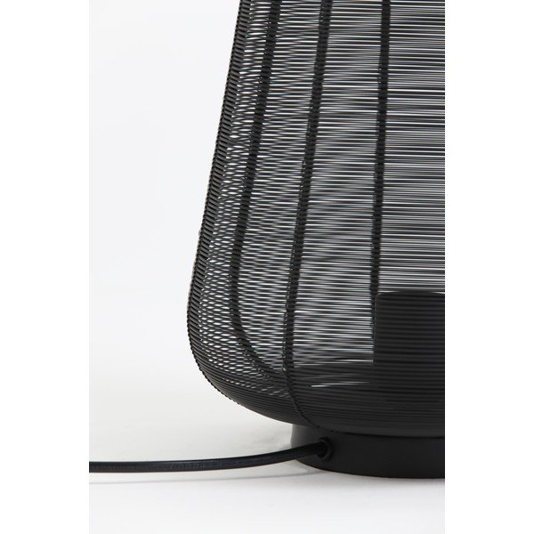 Melna galda lampa (augstums 26 cm) Adeta – Light & Living-image-4