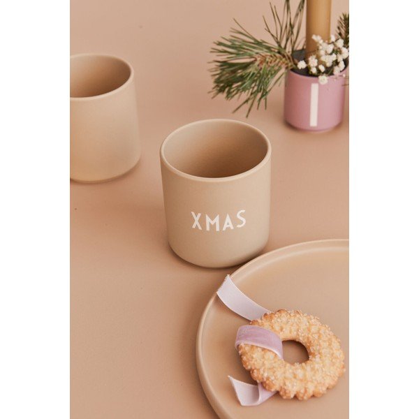 Bēša porcelāna imitācijas krūze Design Letters Favourite, 0,25 l-image-1