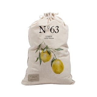 Lina veļas maiss Really Nice Things Lemons, augstums 75 cm