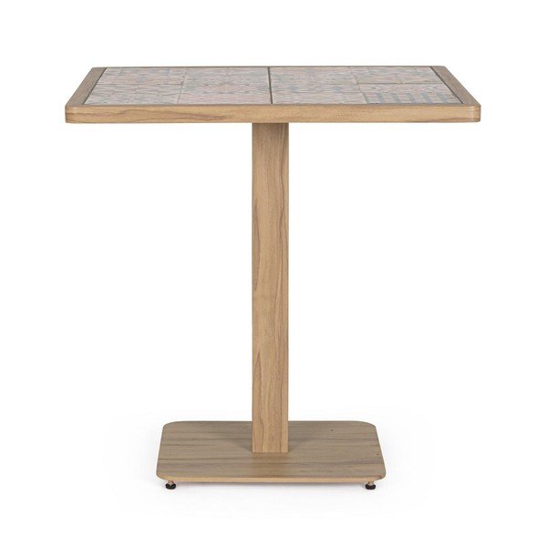 Tērauda dārza galdiņš 73x73 cm Kalimera – Bizzotto-image-2