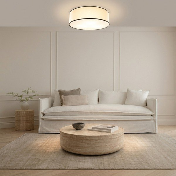 Balta papīra griestu lampa ø 60 cm TOP – Thoro-image-1