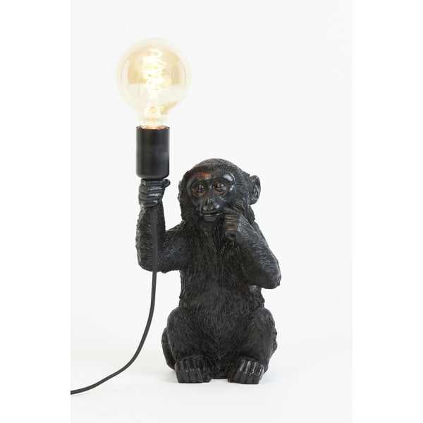 Melna galda lampa (augstums 34 cm) Monkey – Light & Living-image-4