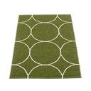 Tumši zaļš iekštelpu un āra paklājs 70x100 cm Boo Dark Olive – Pappelina
