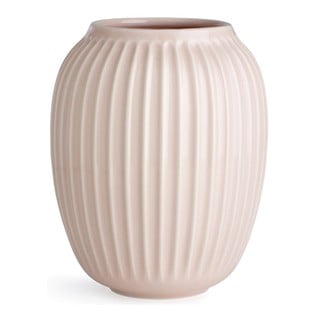 Gaiši rozā keramikas vāze Kähler Design Hammershoi, augstums 20 cm