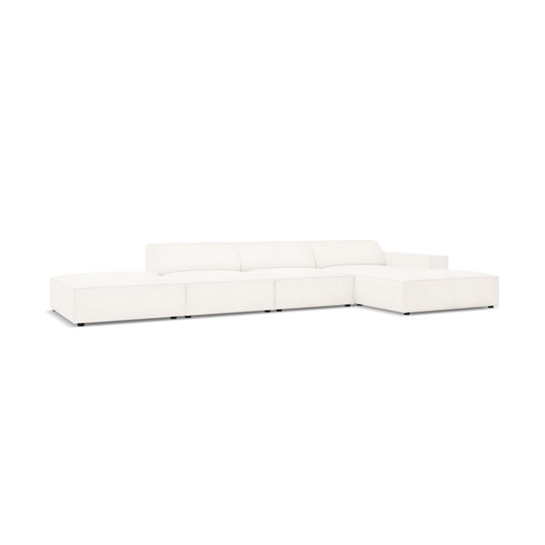 Bēšs stūra dīvāns no buklē auduma (labais stūris) Jodie – Micadoni Home-image-3