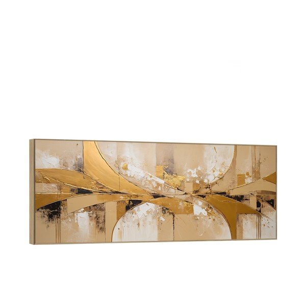 Glezna 150x60 cm Gold Abstraction-image-2
