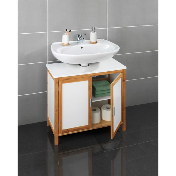 Bambusa vannas istabas skapītis Wenko Finja-image-1