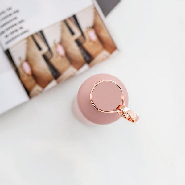 Rozā nerūsējošā tērauda termo pudele Equa Basic Pink Blush, 680 ml-image-3