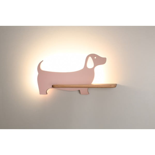 Rozā bērnu gaismeklis Dog – Candellux Lighting-image-4