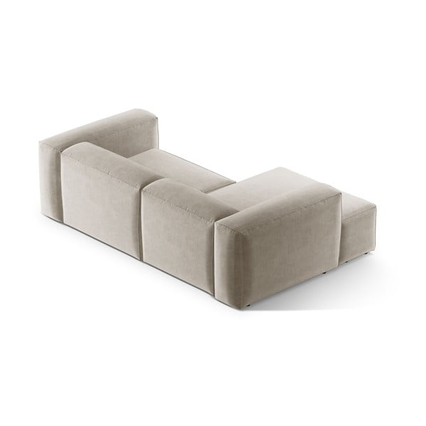 Bēšs stūra dīvāns (ar kreiso stūri/ar zvilni) Bergamo – Cosmopolitan Design-image-4