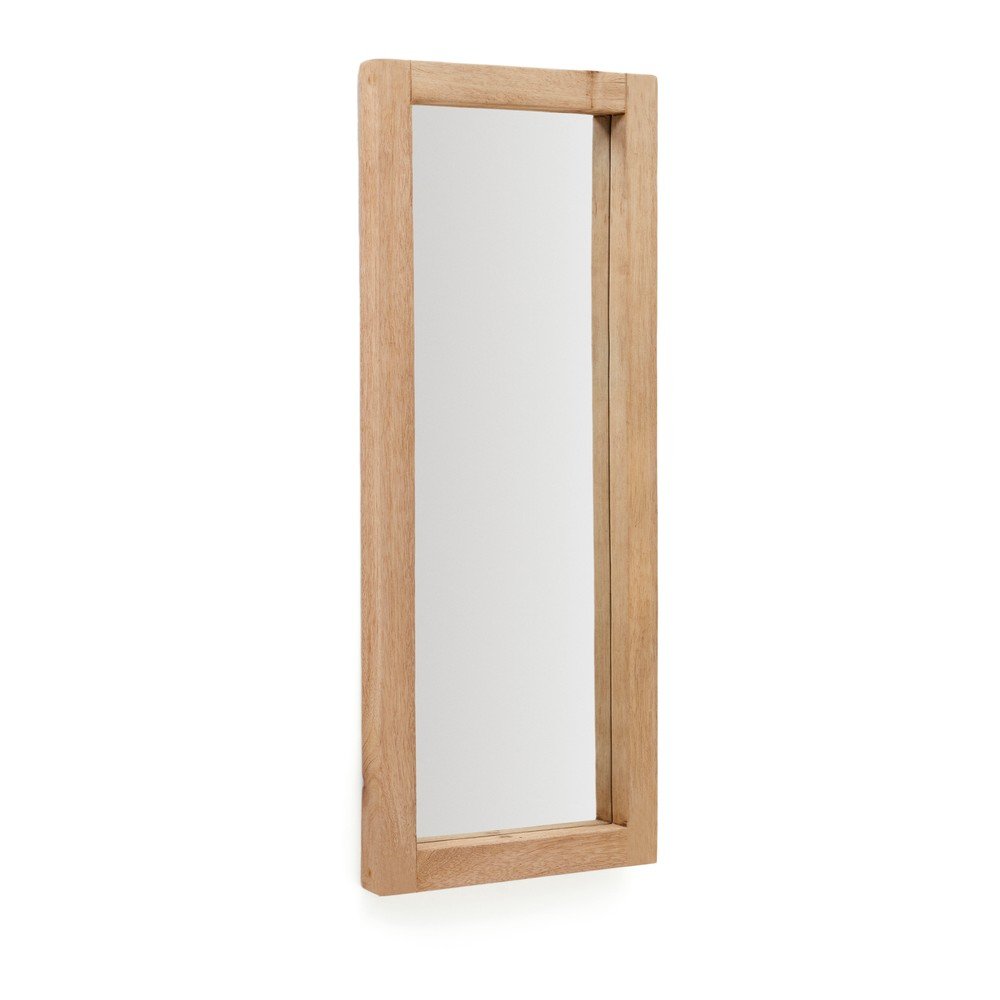 Sienas spogulis ar masīvkoka rāmi 50x120