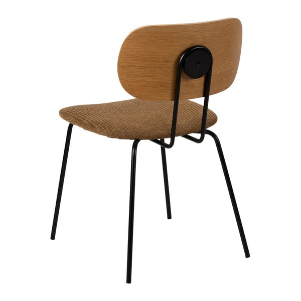 Brūni/dabīga toņa pusdienu krēsli (4 gab.) Cleo – Ixia-image-3