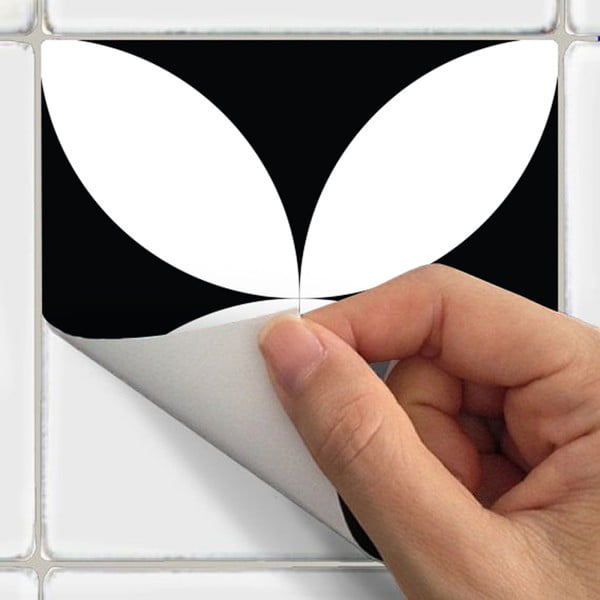 60 dekoratīvo sienas uzlīmju komplekts Ambiance Aniello, 10 x 10 cm-image-2