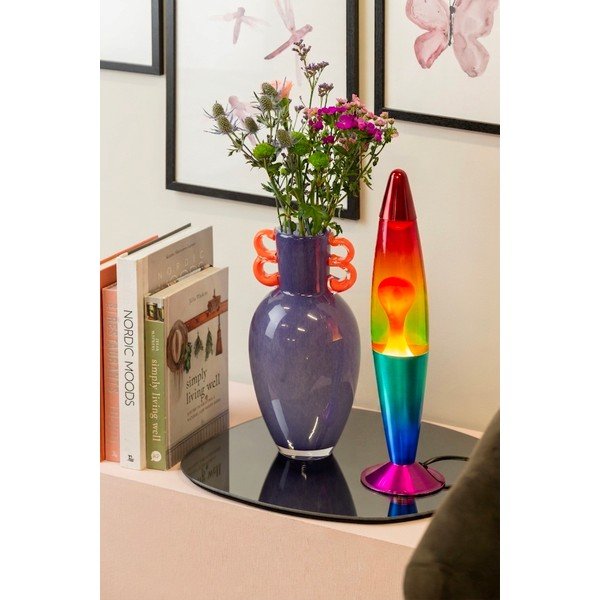 Zaļa stikla lavas lampa (augstums 41,5 cm) Rainbow Rocket Lava – Leitmotiv-image-1