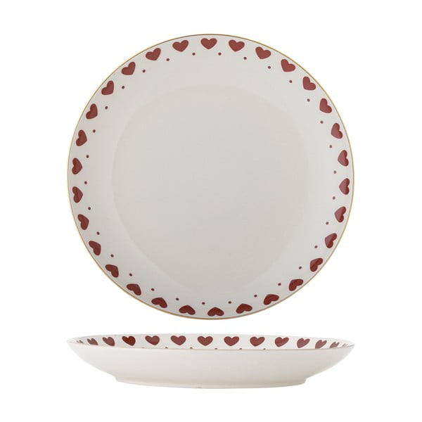 Balts māla šķīvis ar Ziemassvētku motīvu ø 26,5 cm Jolly – Bloomingville-image-4