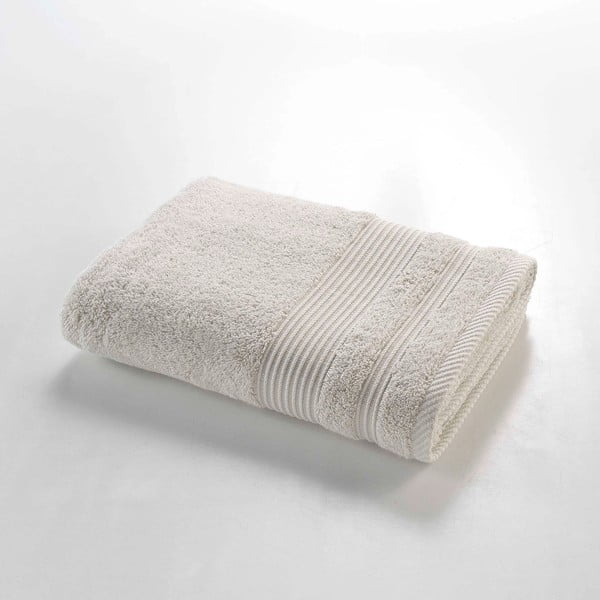 Bēšs frotē kokvilnas dvielis 70x130 cm Tendresse – douceur d'intérieur