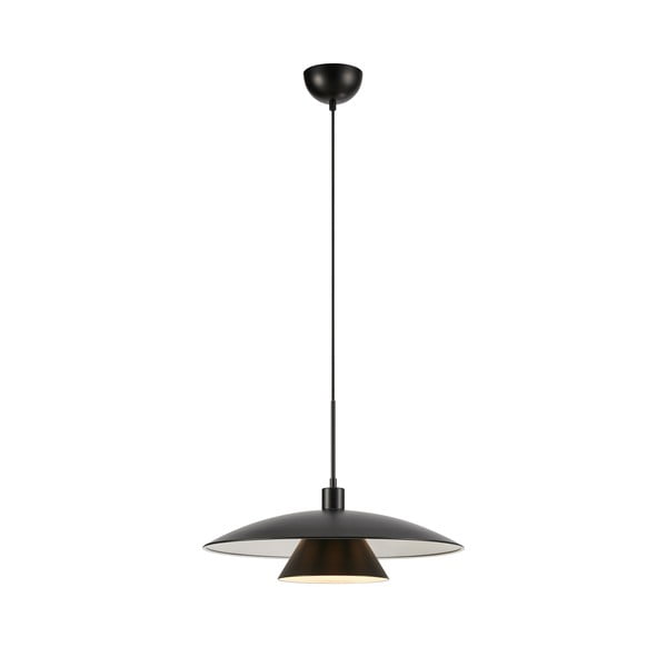 Melna piekaramā lampa ar metāla abažūru ø 50 cm Millinge – Markslöjd
