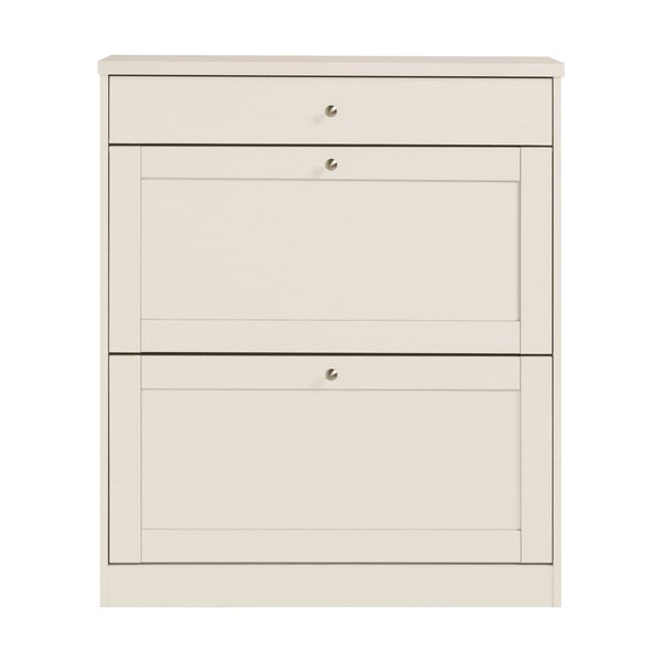 Bēšs matēts atverams apavu plaukts 90x103x25 cm Heide – Støraa