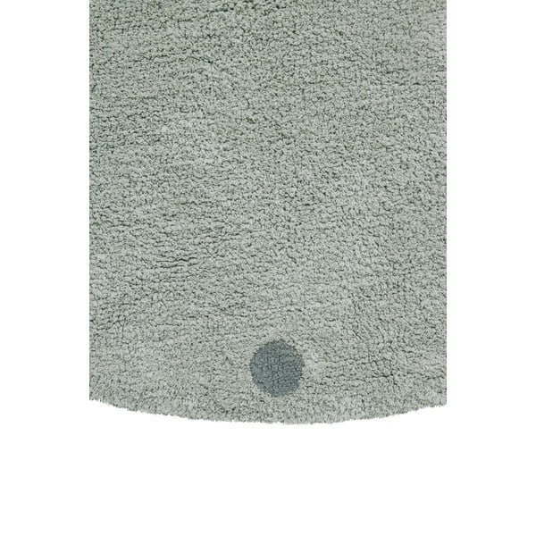 Gaiši zaļš mazgājams/ar rokām darināts kokvilnas bērnu paklājs ø140 cm Round Dot Blue Sage – Lorena Canals-image-3