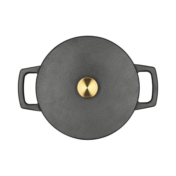 Čuguna katls ar vāku piemērots indukcijas plītij 3,6 l – Holm-image-4