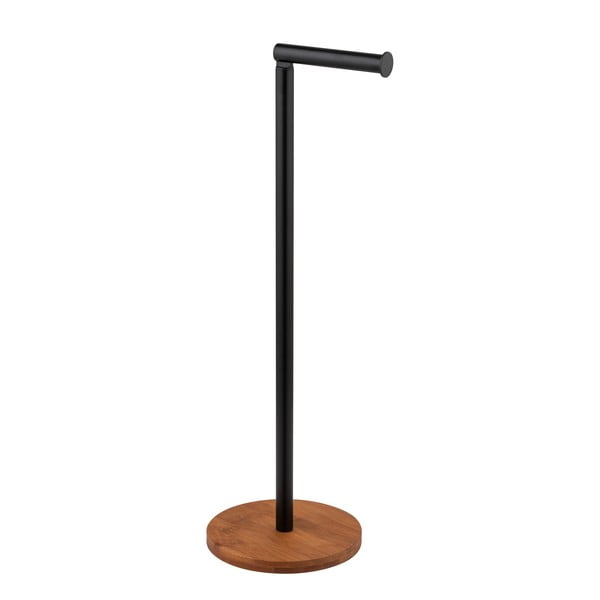 Melns/brūns tērauda tualetes papīra turētājs Serro – Wenko-image-1