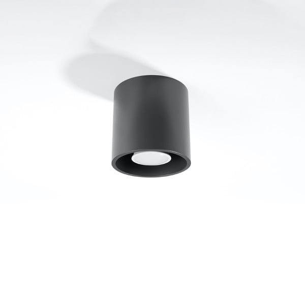 Tumši pelēka prožektora tipa lampa ø 10 cm Roda – Nice Lamps