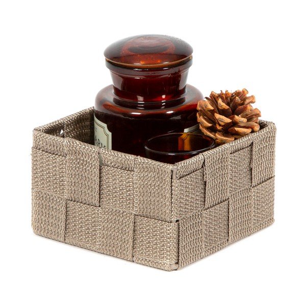 Gaiši brūns vannas istabas organizators Compactor Stan, 12 x 12 cm-image-1