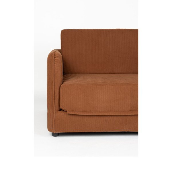 Oranžs/brūns atpūtas krēsls Jopie – White Label-image-1