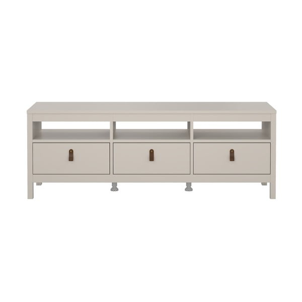 Pelēkbēšs TV galdiņš 151x54x38 cm Madrid – Tvilum