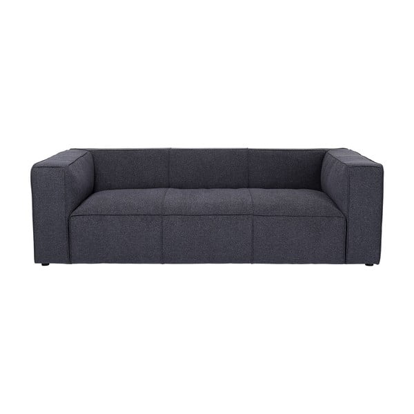 Tumši pelēks dīvāns 220 cm Cubetto – Kare Design