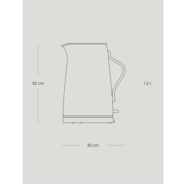 Melna nerūsējošā tērauda elektriskā tējkanna 1,2 l Emma – Stelton-image-4