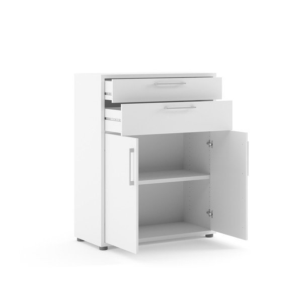 Balta modulārās plauktu sistēmas daļa 84x105 cm Prima – Tvilum-image-4