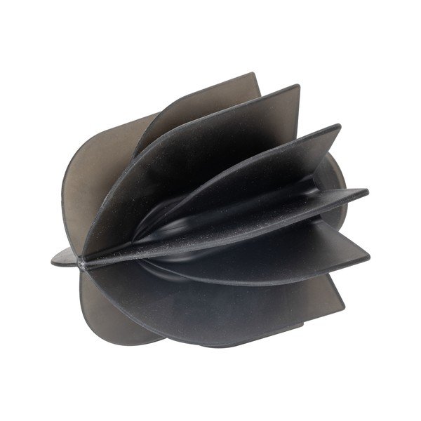 Melna silikona tualetes birste ar metāla turētāju Wenko-image-3