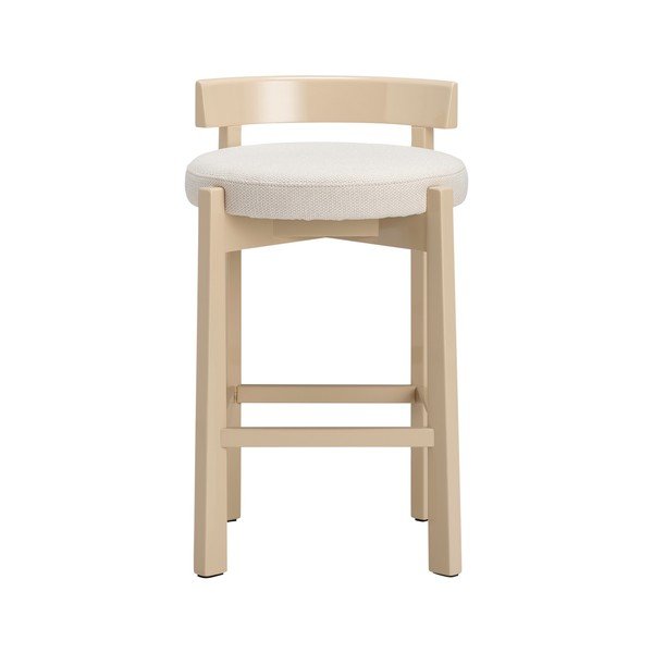 Bēšs polsterēts bāra krēsls (sēdekļa augstums 66 cm) Hugg – Ellos Home-image-2