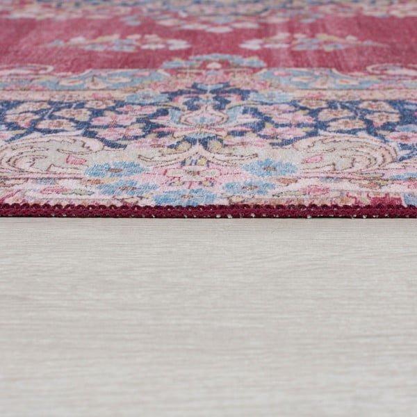 Sarkans mazgājams paklājs 160x230 cm FOLD Colby – Flair Rugs-image-3