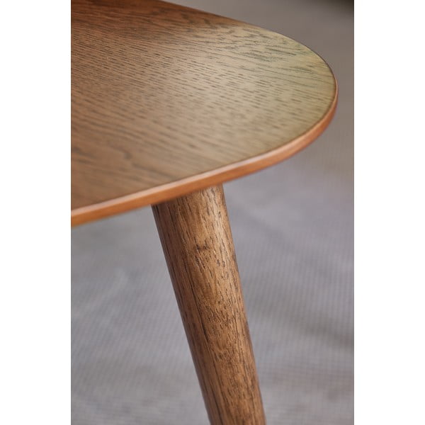 Brūni žurnālgaldiņi ar ozolkoka imitāciju (2 gab.) 70x100 cm Adda – Unique Furniture-image-3