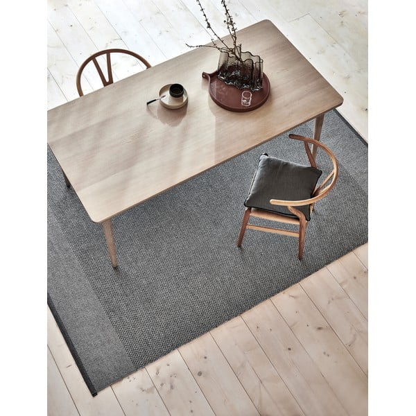 Antracīta pelēks iekštelpu un āra paklājs 85x160 cm Edit Charcoal – Pappelina-image-1